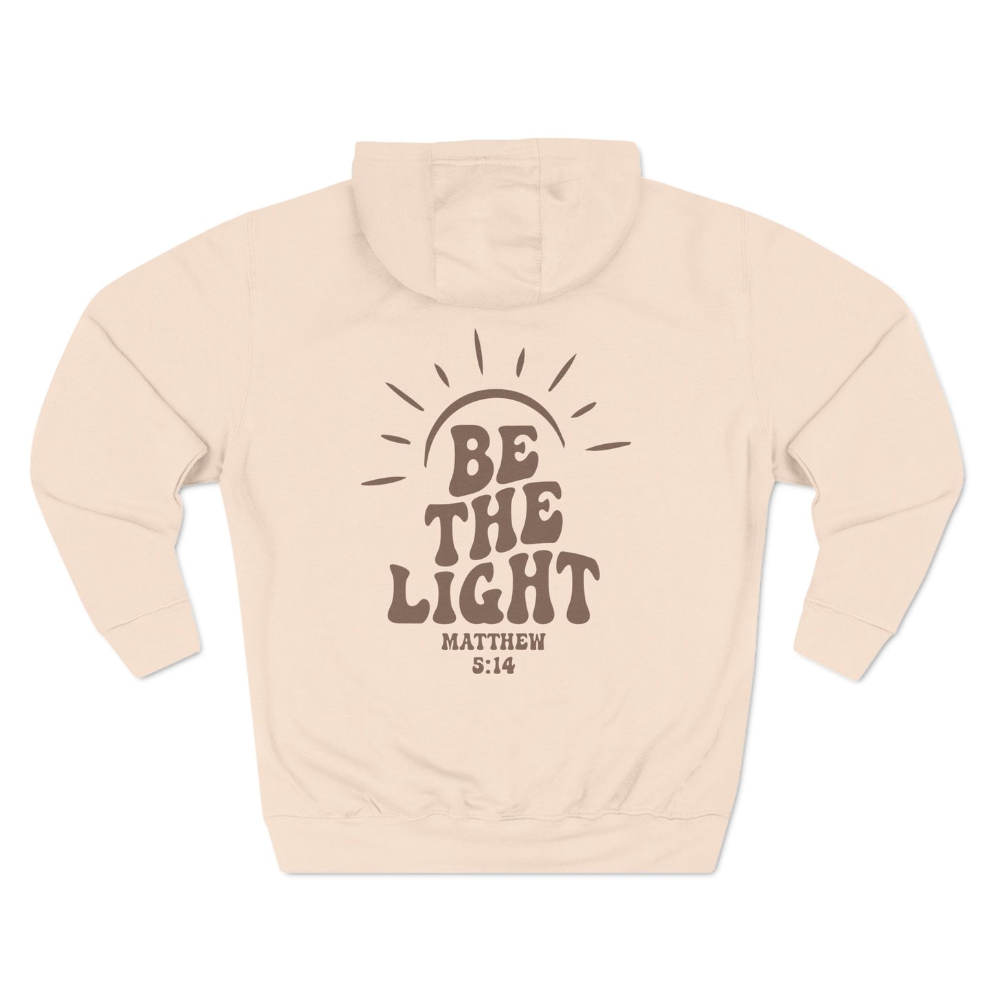 Be The Light Three-Panel Fleece Hoodie