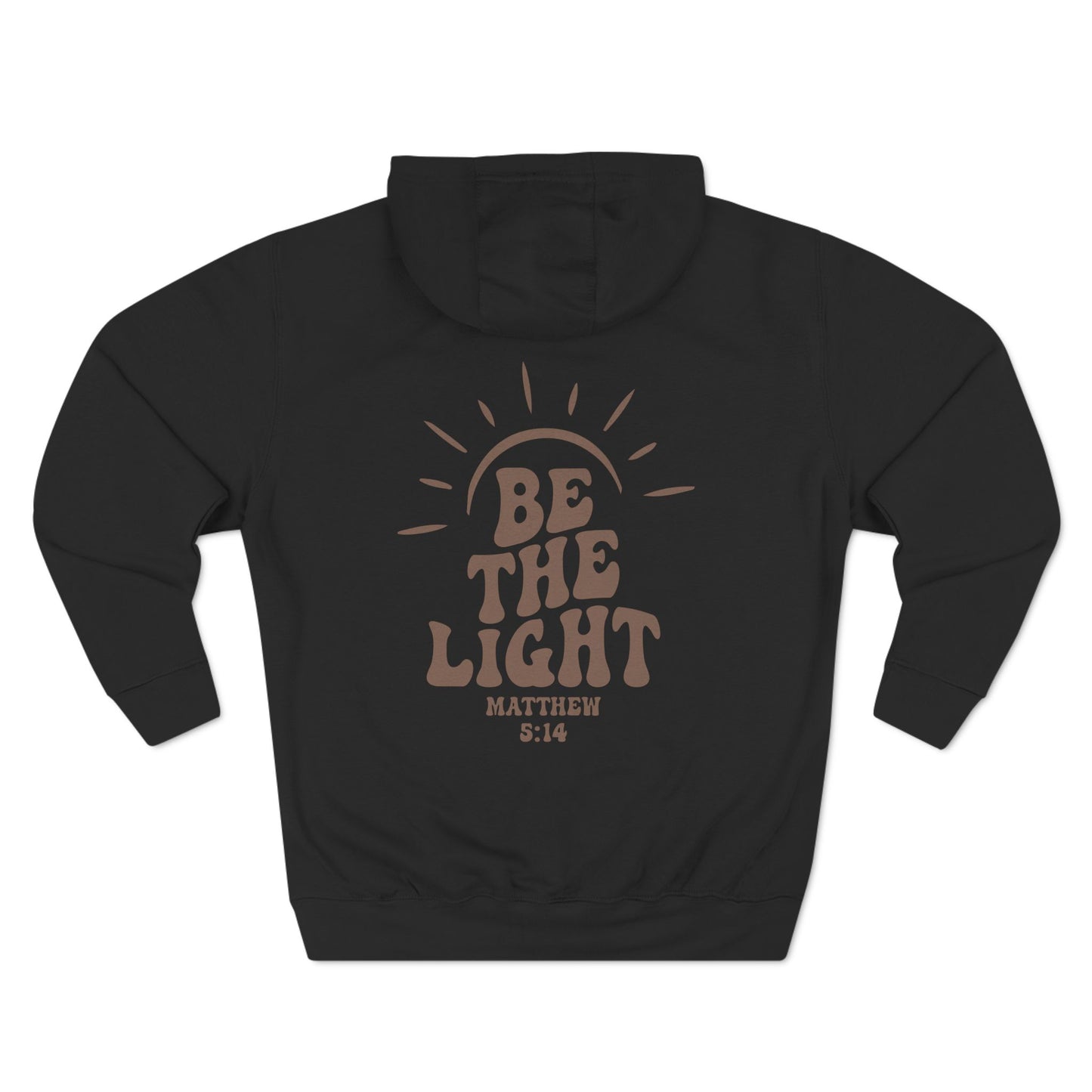 Be The Light Three-Panel Fleece Hoodie