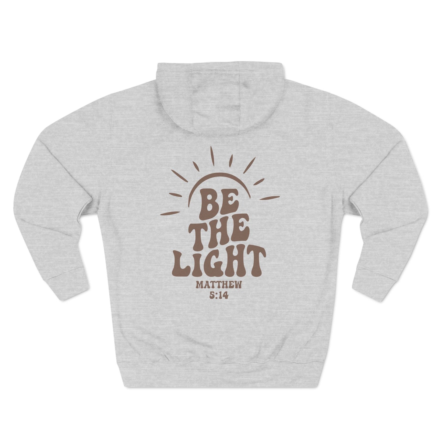 Be The Light Three-Panel Fleece Hoodie