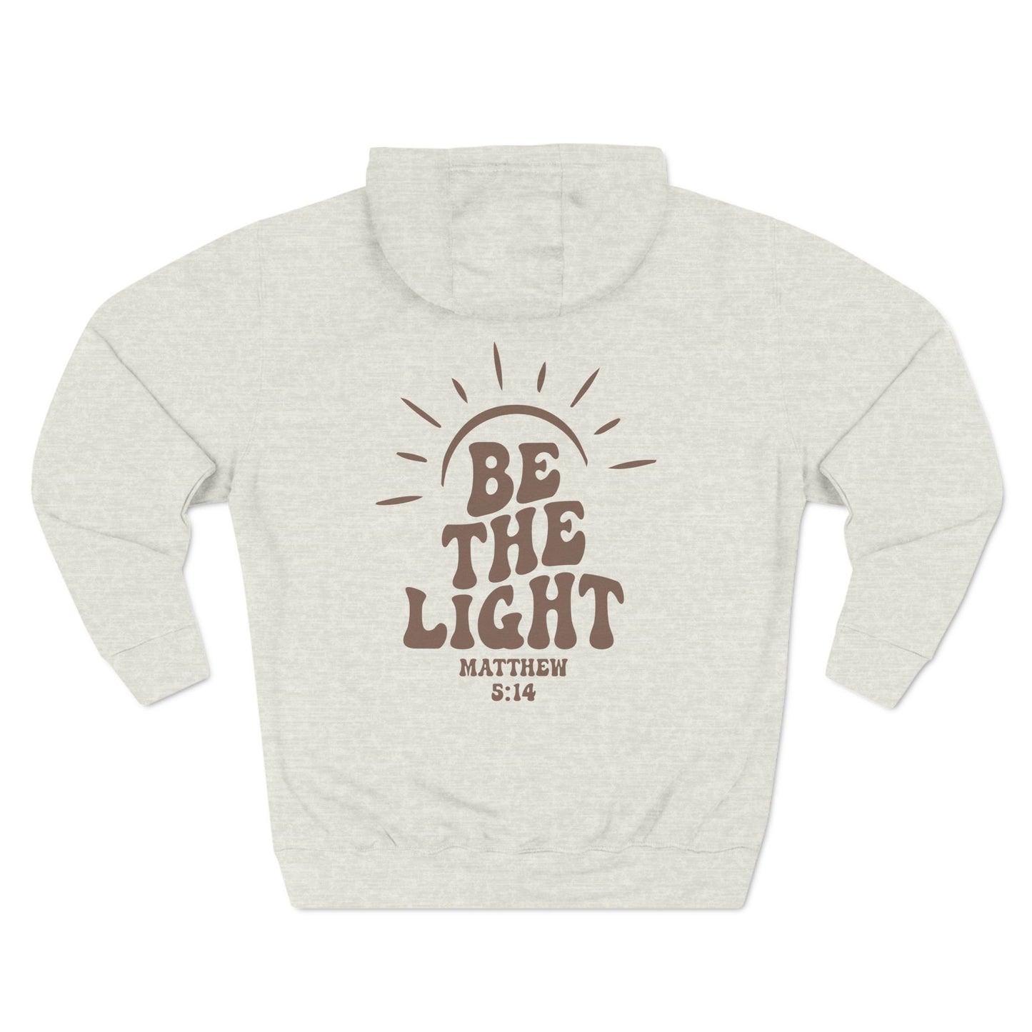 Be The Light Three-Panel Fleece Hoodie