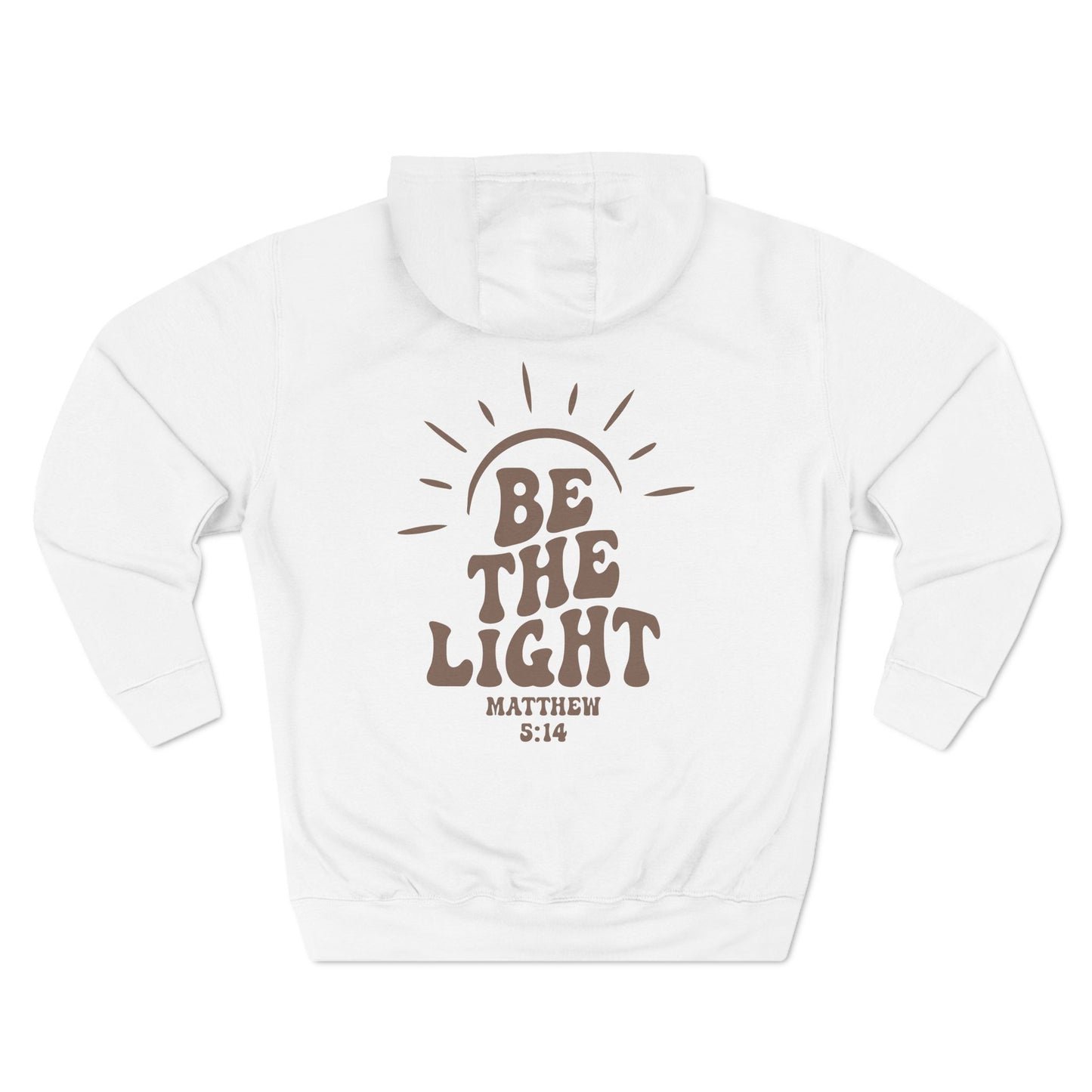 Be The Light Three-Panel Fleece Hoodie