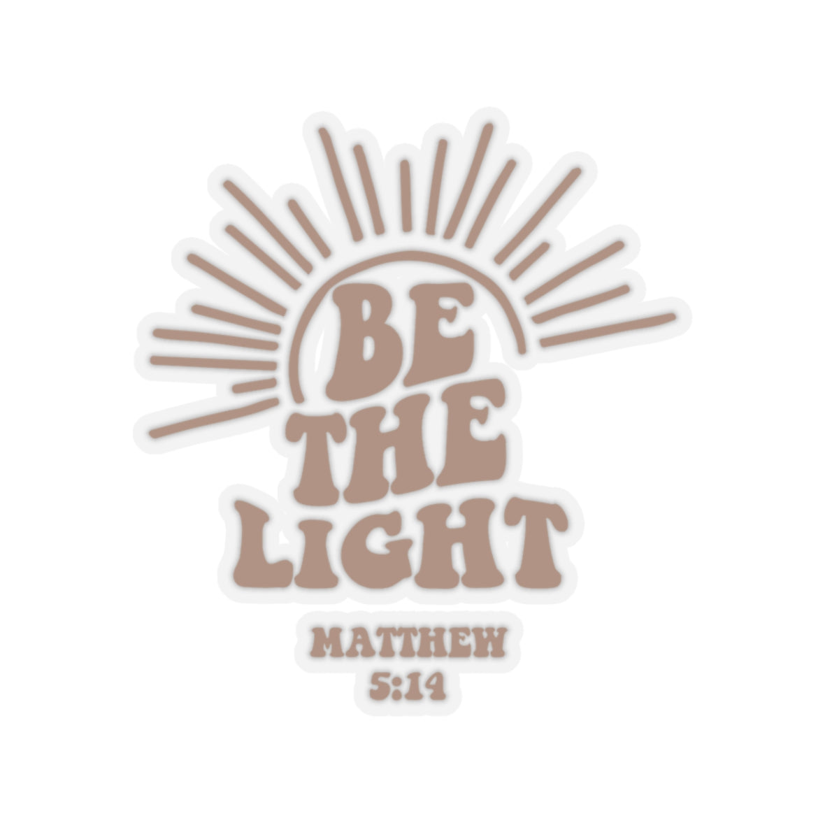 Be The Light Sticker